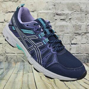ASICS Gel-Venture 7 Women’s 9 Blue Purple Trail Running Shoes Sneakers 1012A476